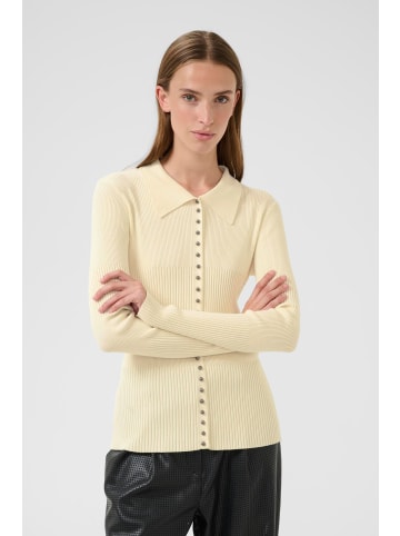 Karen By Simonsen Strickjacke KBStine Slim fit in Egret