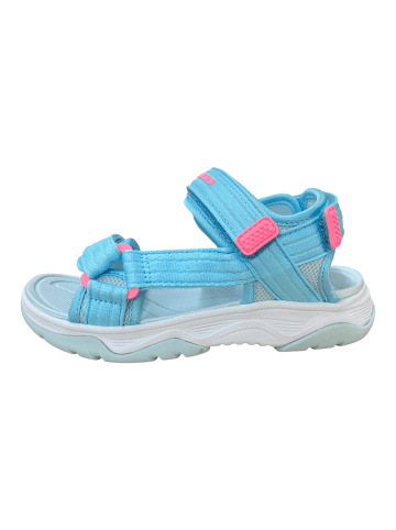 Skechers Sandale Sandalette in blau/kombi