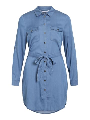 Vila Kleid in Medium Blue Denim