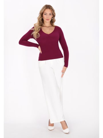 faina Women Sweater in mulberry
