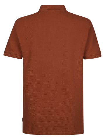 Petrol Industries Poloshirt mit Waffelstruktur steelhouse in Orange