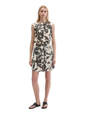 Marc O'Polo Ärmelloses Print-Bluse regular in Dark Grey