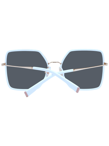 Ana Hickmann Frauen Sonnenbrille Quadratisch Weiß