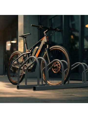 relaxdays Fahrradständer in Anthrazit - 4 Räder
