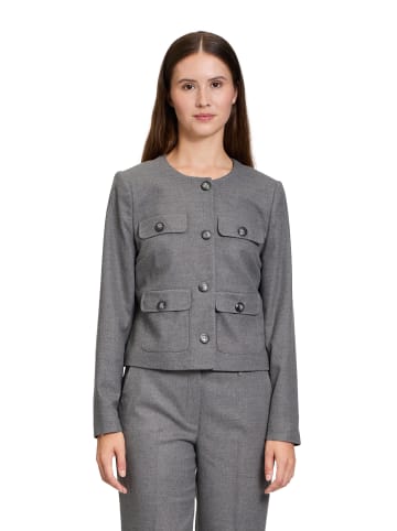 Betty Barclay Blazer-Jacke langarm in Grey Melange