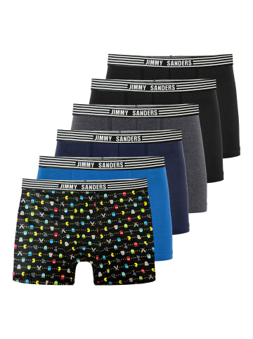 JIMMY SANDERS Boxer in Schwarz-Blau-anthrazit