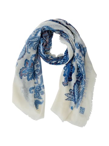 Oui Schal in lt blue white