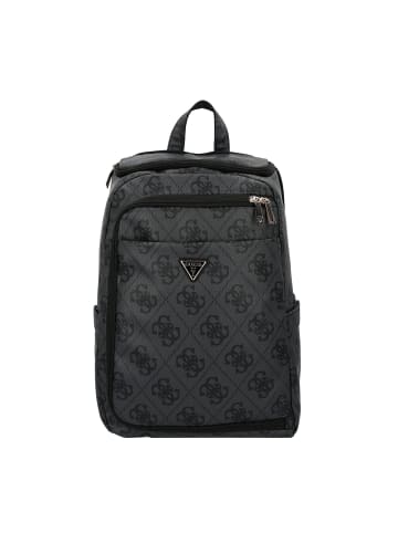 Guess Berta Business-Rucksack Leder 42 cm in coal logo