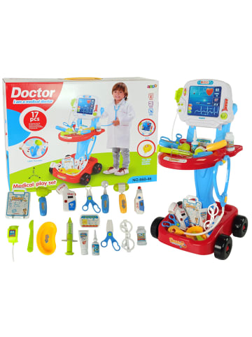 Wisam® Arztset auf einem Wagen, Arzttisch für Kinder, Arzt-EKG