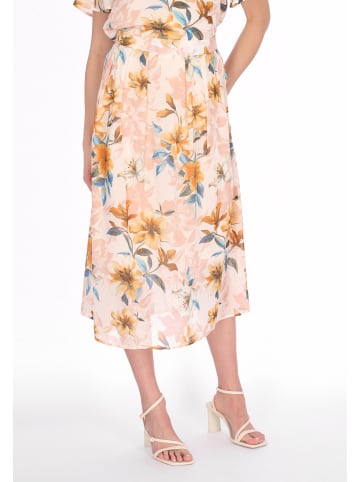 Usha Women Skirt in cream multicolor