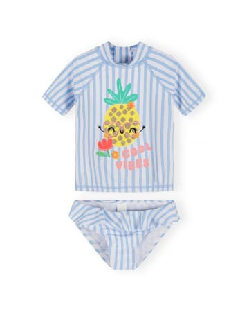 Minoti 2tlg. Set: Badeanzug 22swim7 in hellblau