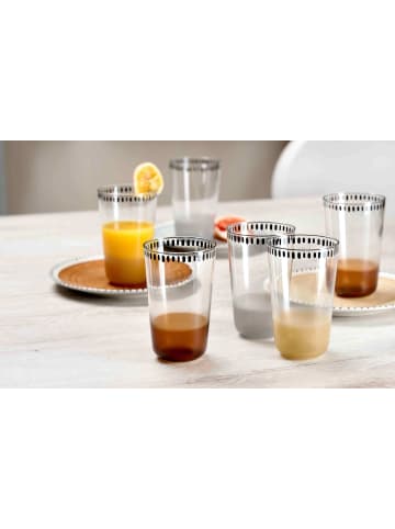 Ritzenhoff & Breker 6er Set Trinkgläser Natura 400 ml in Creme