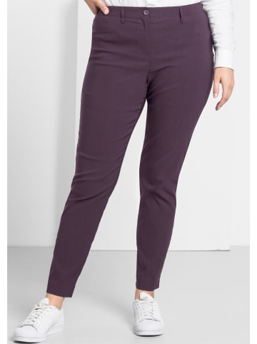 sheego Stretch-Hose in aubergine
