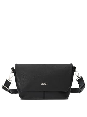 Zwei Mademoiselle M40 - Umhängetasche 28 cm (leo) in noir