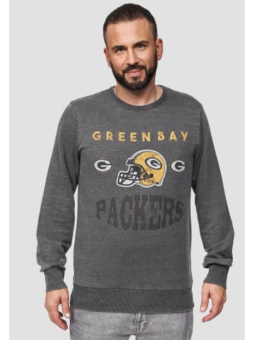 Recovered Sweatshirt Green Bay Packers in Grau