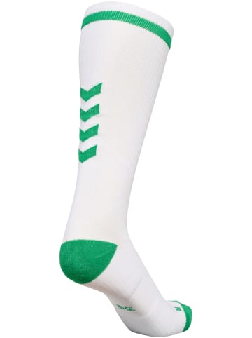 Hummel Hummel High Indoor Socken Elite Multisport Erwachsene Schnelltrocknend in WHITE/JELLY BEAN