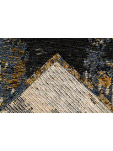 Kayoom Kurzflor Teppich Primavera 525 in multi - blau - rechteckig