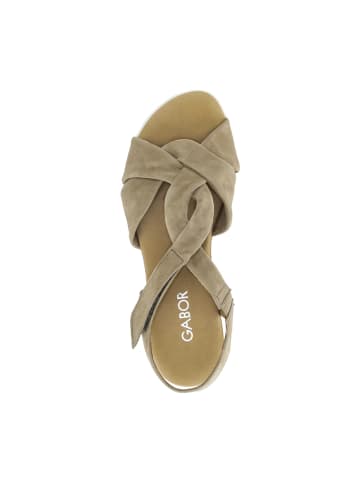 Gabor Comfort Keilsandaletten in Beige