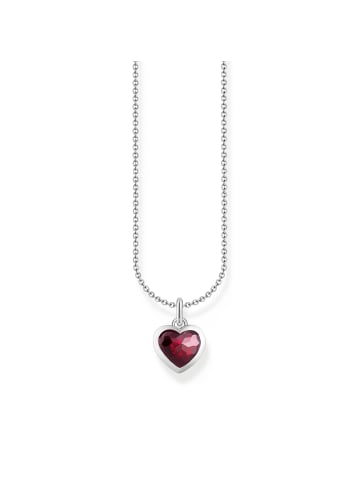 Thomas Sabo Kette in silber, rot