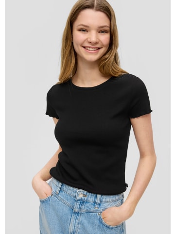 QS T-Shirt in 9999_schwarz