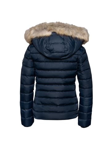 Tommy Hilfiger Daunenjacke Tommy Jeans Basic Hooded Down Jacket in dunkelblau