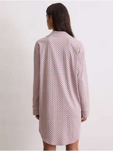 Marc O'Polo Sleepshirt Blend & Pair Cotton in dark mauve print