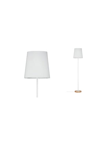 paulmann LED Stehlampe Stellan in Weiß/Holz