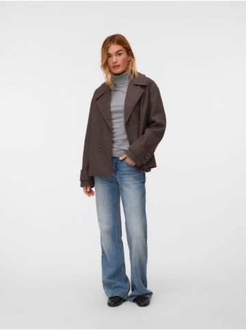 Vero Moda Langer Parka in Coffee Bean