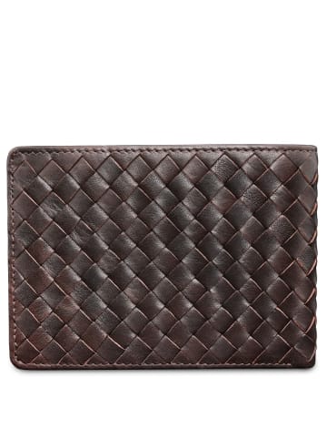 mano Don Luca - Geldbörse 13 cm (dunkelbraun) in dunkelbraun