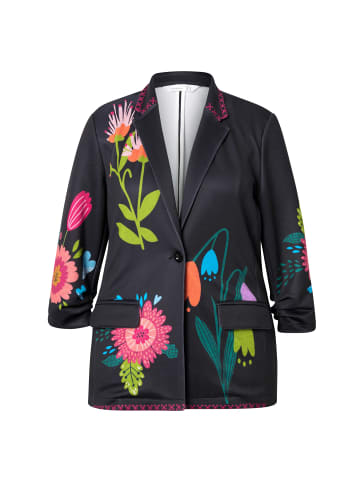 MIAMODA Jerseyblazer in schwarz