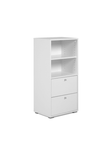 CALICOSY Regal FYN in Weiß - (W) 46  x (H) 96.5  x (L) 33.5  cm