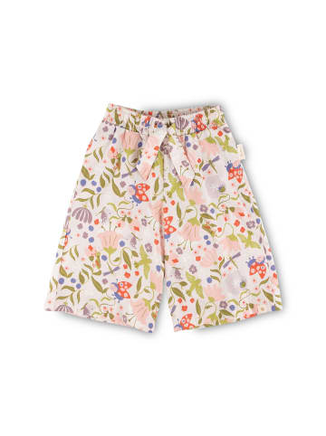 Sigikid Culotte Web-Hose happy ladybug in Weiß/Rosa/Grün