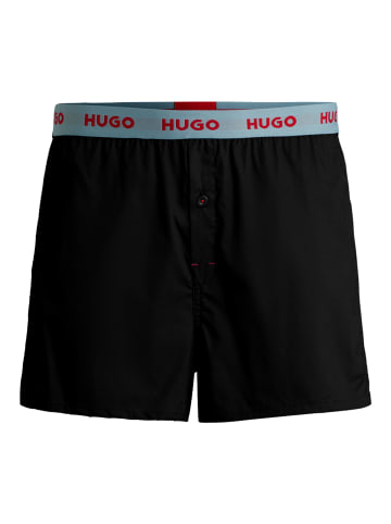 HUGO 3er Pack Woven Boxer in Mehrfarbig