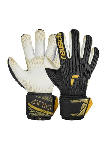 Reusch Torwarthandschuh Attrakt Freegel Gold X GluePrint in 7707 black / gold