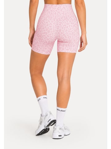 SMILODOX LEO Shorts Velvara in Rosa Leo