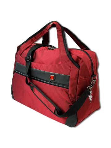 Travel n meet Travel N Meet Reisetasche Spinnstoff, Polyester rot ca. 46cm