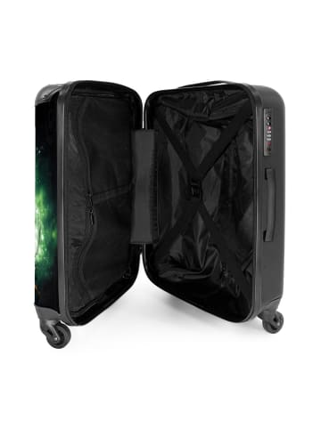 NoBoringSuitCases Suitcase, Koffer, Reisekoffer Fußball orange grün