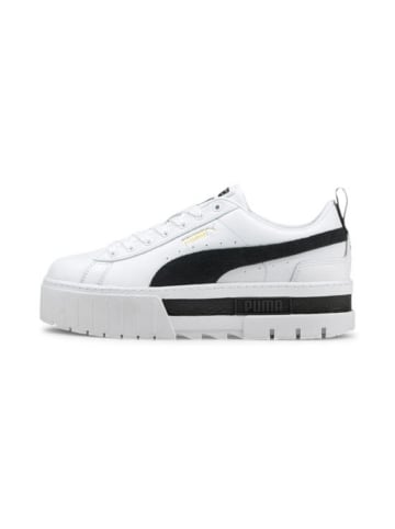 Puma Sneaker Mayze Lth Wms in Weiß-gemustert