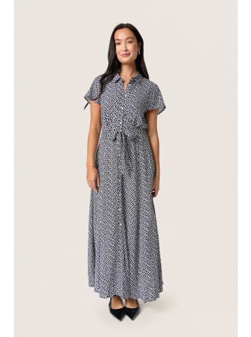 Soaked in Luxury Kleid SLArjana Feminine Form in Nightsky w White Dots