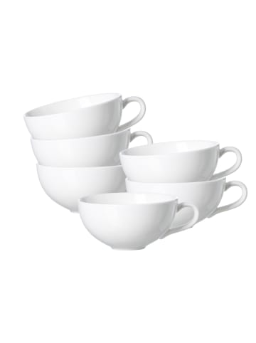 Ritzenhoff & Breker 6er Set Teetassen Skagen 180 ml in weiß