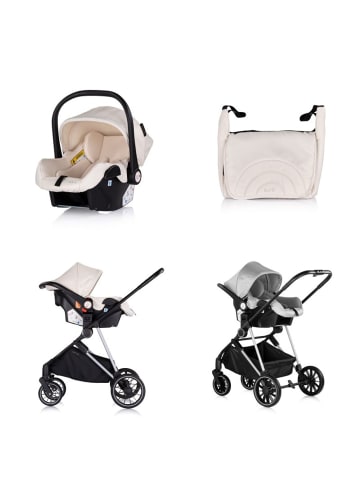 Chipolino Kinderwagen Aura 3 in 1 in natur