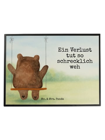 Mr. & Mrs. Panda Schreibunterlage Bär Schaukel Design mit Spruch in Weiß