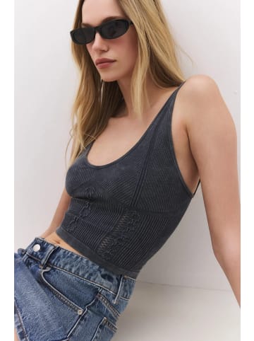 NO MATTER WHAT Blouse in Anthrazit