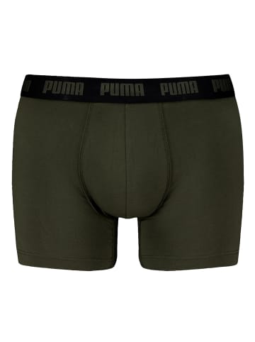 Puma Boxershort 6er Pack in Schwarz/Grün