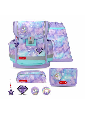 Belmil Classy Plus Diamond Unicorn Schulranzen Set 4 tlg.