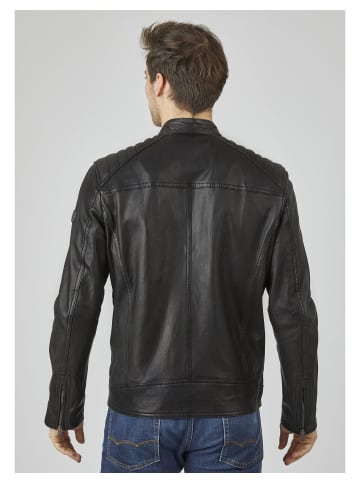 Bugatti Lederjacke BUAPOLLO in Schwarz