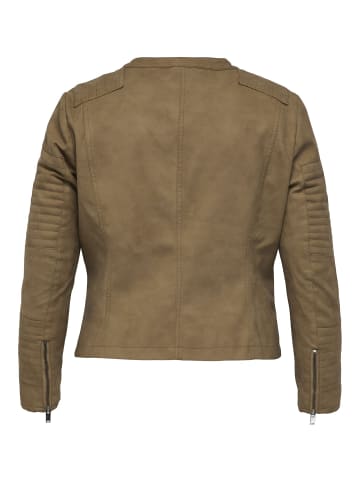 ONLY Carmakoma Bikerjacke in Tigers Eye
