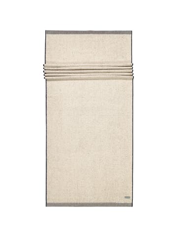 Möve Möve Handtücher Eden Piquee Struktur nature/black - 081 in nature/black - 081