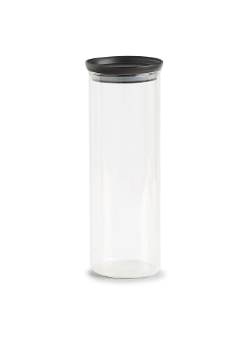 Zeller Glas mit Kunststoffdeckel, 1650 ml in Transparent, Ø 10,3 x 28,1 cm