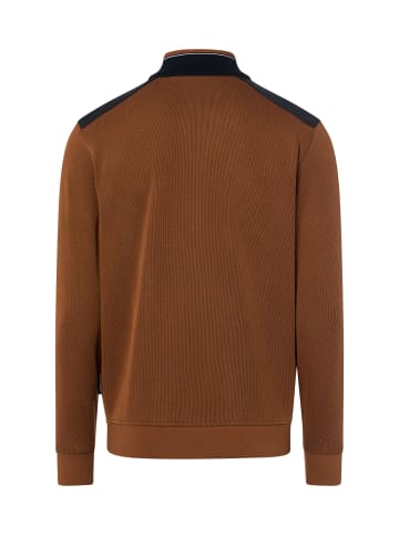 Bugatti Sweatjacke in braun schwarz - 0002